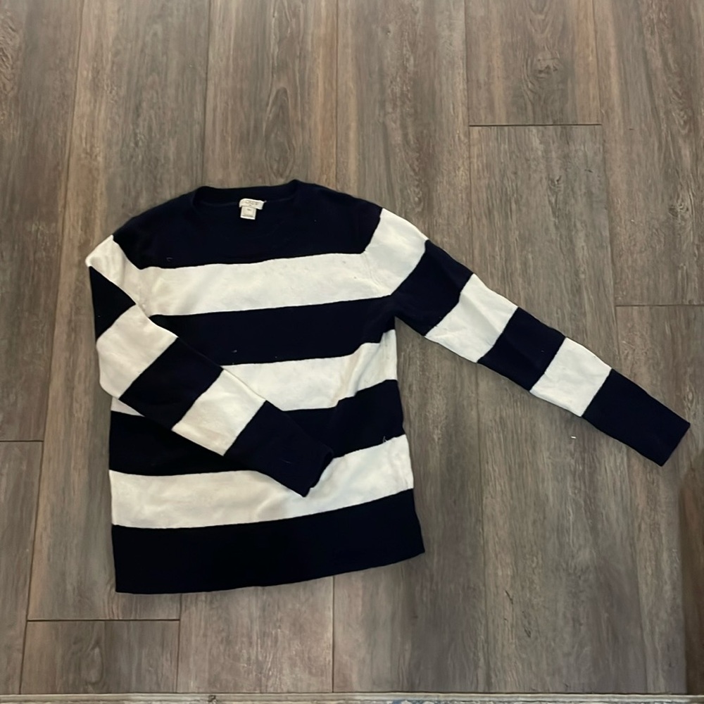 Bold striped J. Crew sweater